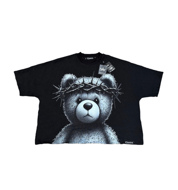 Soft Crucifixion Boxy Tee Black